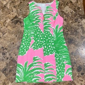 Lilly Pulitzer pink and green dress size 4